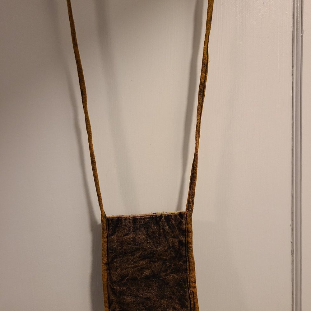 Bohemian Patchwork Denim Crossbody - image 3